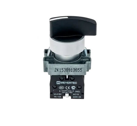 Переключатель длинная ручка, 3 положения, 2NO, с фиксацией