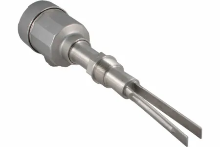 Вибрационный датчик предельного уровня сыпучих материалов в алюм. корпусе, -40 +250 С, Pmax=10 bar, 22-265 VAC - 20-46 VDC, IP 67, чувств. от 10 г/л, соединение- резьба G 1 1/2", нерж. сталь 304, удлинение 2000 мм, нерж. сталь 304, выход- реле DPDT