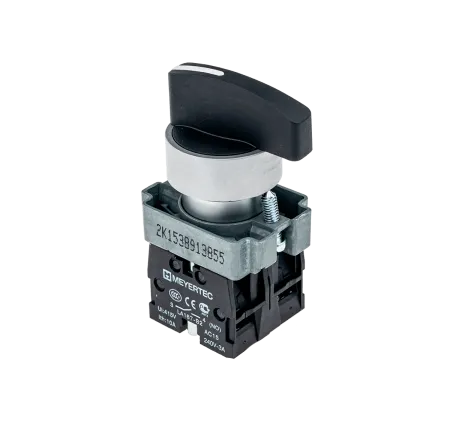 Переключатель длинная ручка, 3 положения, 2NO, с фиксацией