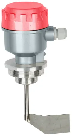 Механический ротационный датчик предельного уровня сыпучих материалов в алюм. корпусе, взрывозащ. ТР ТС 012/2011, -40 +80 С, Рmax=0.8 bar, 220 VAC, IP66, лопасть 40х98 мм, нерж. сталь, скорость вращения 5 об/мин, соединение- резьба 1 1/2" с переходом на 2