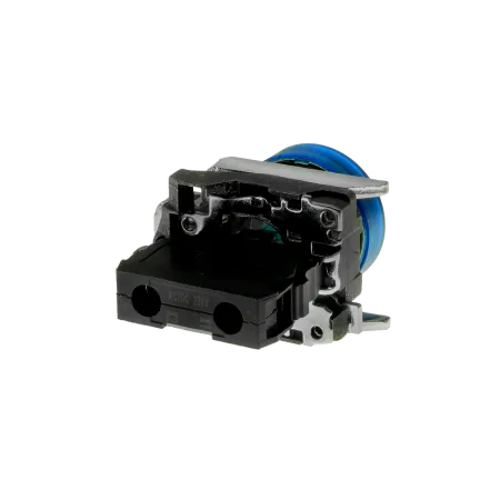 Лампа сигнальная синяя, 220V AС/DC, IP65, металл